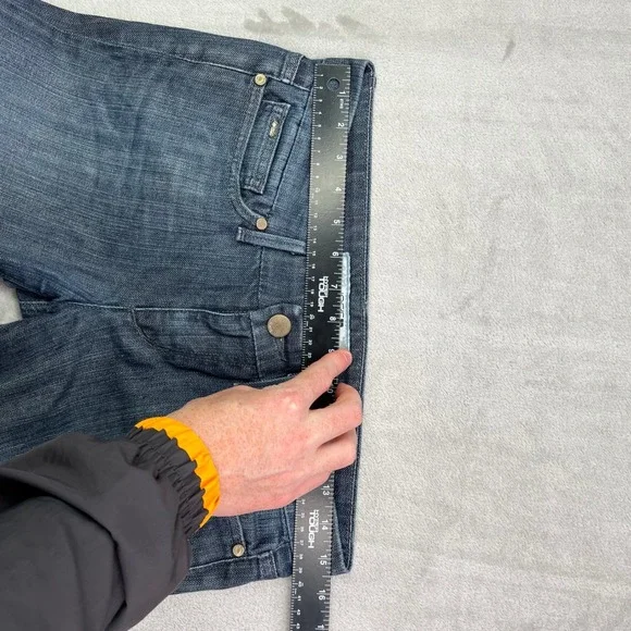 Joe's Provocateur Jeans Womens 27 Blue Dark Wash Relaxed Stretch Rainbow Bootcut - Picture 13 of 15